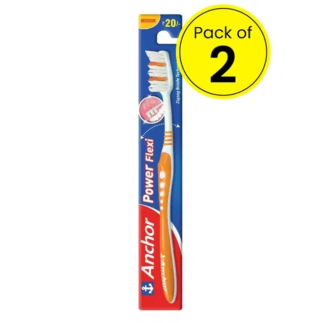 Anchor Power Flexi Tooth Brush 2X1 Pc (Pack Of 2)