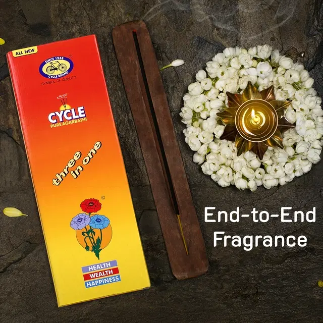 Three in One Incense Stick Agarbatti, 250 g