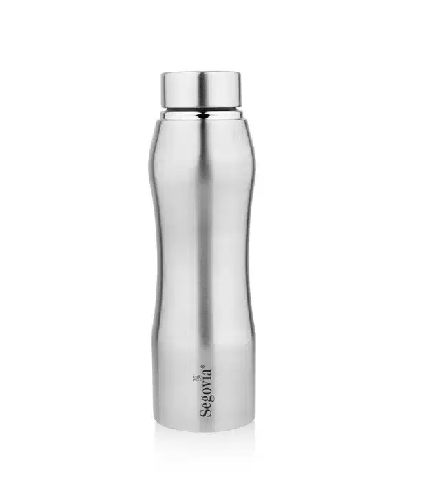 SEGOVIA Single Walled, Stainless Steel Water Bottle with SS Cap, 1000 ml, 1 Pc