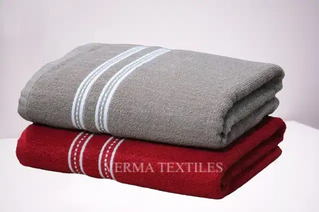 Bath Towel, 27x54 inches, Pack of 2, Multicolor