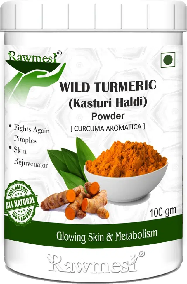 Pure Ayurvedic Natural Wild Turmeric Powder Face Pack, 100 g
