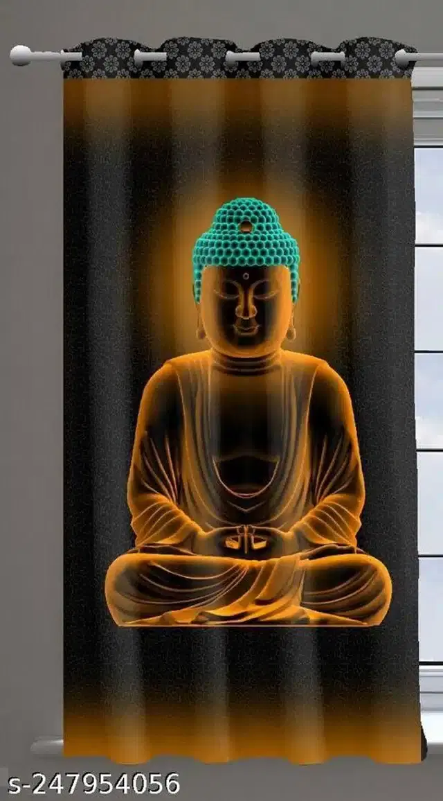 Curtains for Temple, Brown, 5 Feet