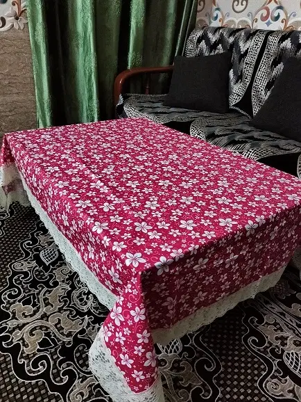 PVC Table Cover, Multicolor, 40x60 Inches