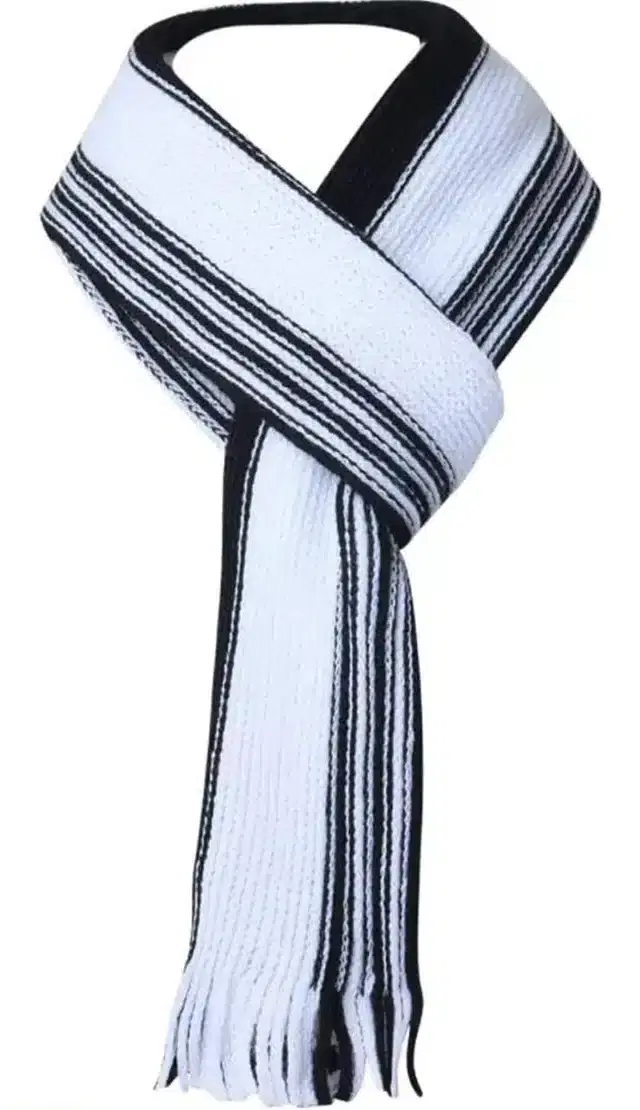 Woolen Muffler for Men (Black & White)