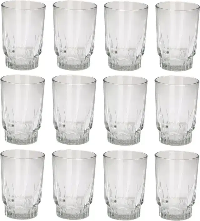 Liquor cum Cocktail Glasses, Transparent, 200 ml, Pack of 12