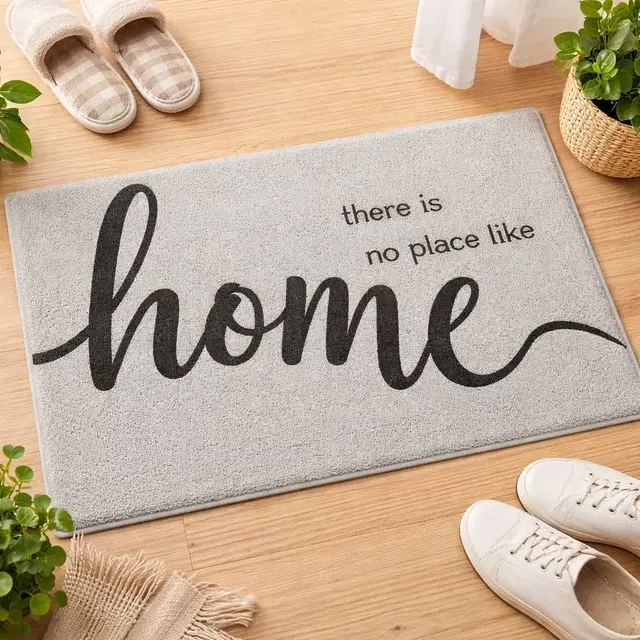 Their Is a No Place Like HOME Noodles Doormat Grey (38*58 cm)