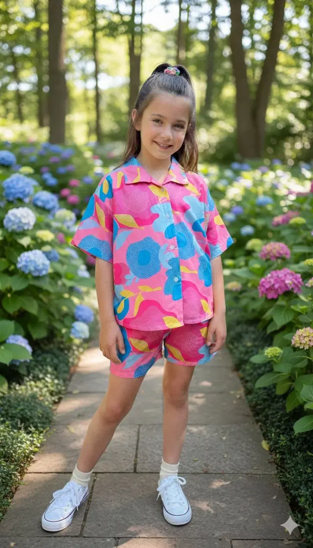 Cotton Blend Clothing Set for girls, Multicolour (2-3 Years)