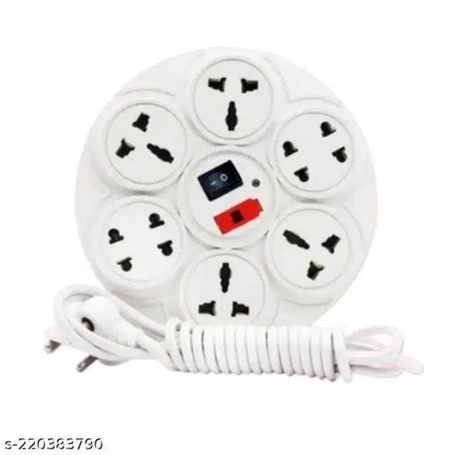 Plastic Surge Protector, White, 3 m