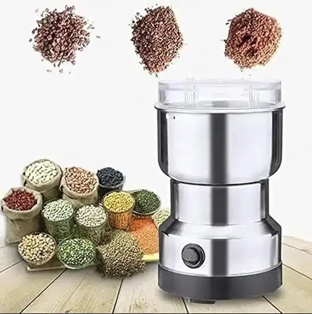 Compact Spice Grinder Mixer, Silver, 150 W