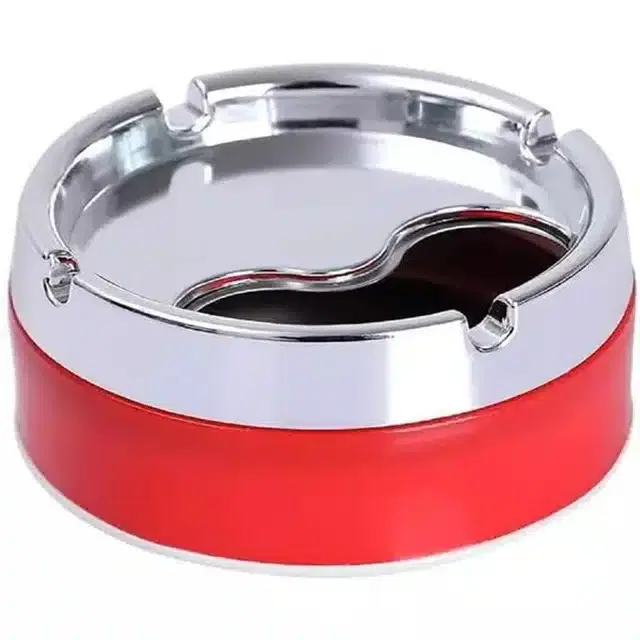 Stainless Steel Smoking Ashtray, Multicolor