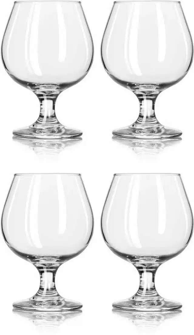 Liquor cum Cocktail Glasses, Transparent, 300 ml, Pack of 4