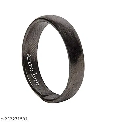 Horse Shoe Ring for Women (Black, 1)