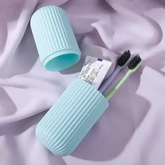 Traveling Toothbrush & Toothpaste Holder, Multicolor