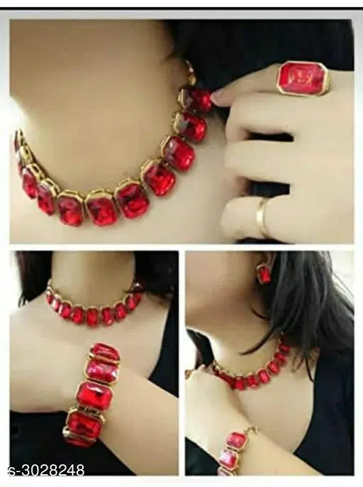 Anshu Elegent Alloy Women's Jewellery Set