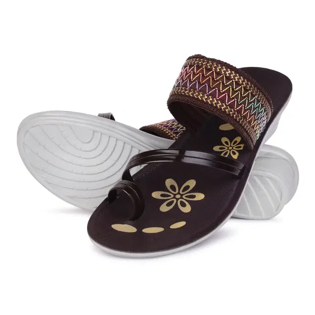 Flats for Women, Brown (5)