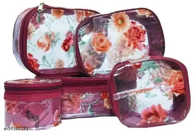 Jewellery Organizer Storage Bags, Multicolor, Set of 5