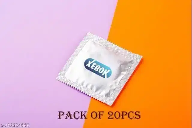 Xebok Fruits Flavoured Extra Dotted Condoms, Pack of 20