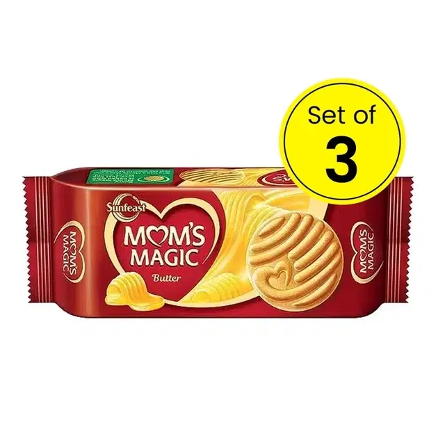 Sunfeast Mom's Magic Butter Cookies 3X147 g (Pack Of 3)