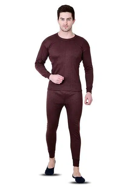 Men's Thermal Set (Maroon, 80) (LD-25)