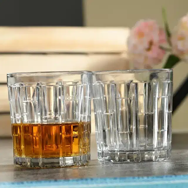 Liquor cum Cocktail Glasses, Transparent, 200 ml, Pack of 2