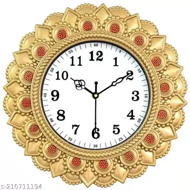 Wall Clock for Home, Multicolor, 10"