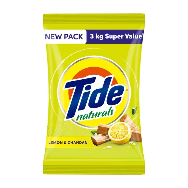 Tide Naturals Detergent Powder - Lemon And Chandan -3 kg