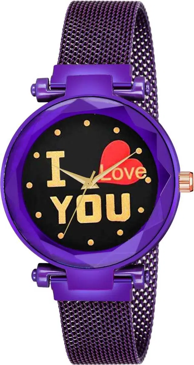 Metal Strap Analog Watch for Women & Girls (Multicolor)
