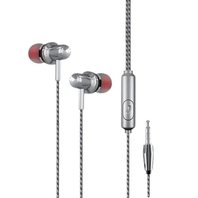 TecSox Bass Bud15 Wired Earphones | 3.5mm Jack (Pack of 1)
