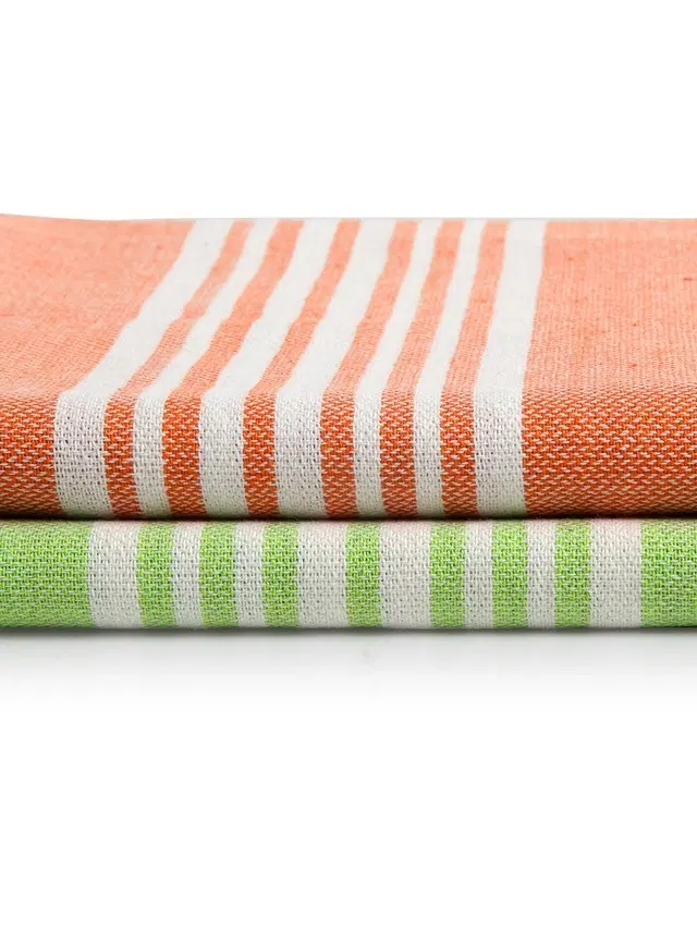 Cotton High Absorbent Bath Towels, Multicolor, Pack of 2