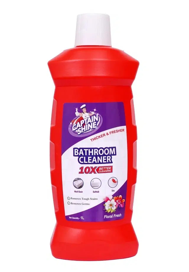 Captain Shine Floral Bathroom Cleaner 1L