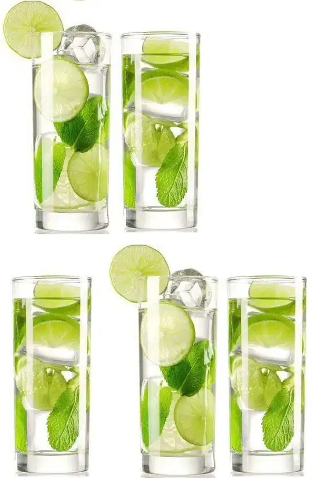 Liquor cum Cocktail Glasses, Transparent, 300 ml, Pack of 5