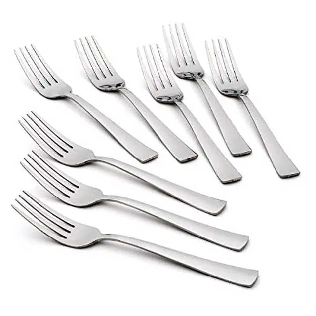 MN Enterprises Stainless Steel Fork Set For Home, Kitchen Table Forks, Silver, Pack Of 12, MN_33