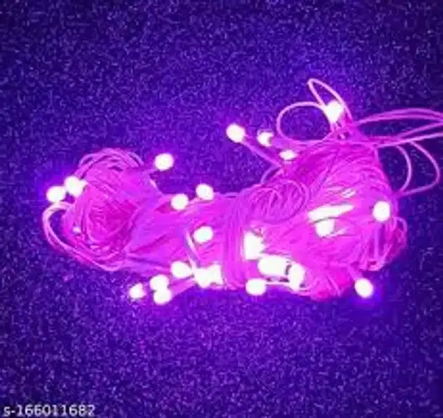 LED String Lights, Pink, 15 m
