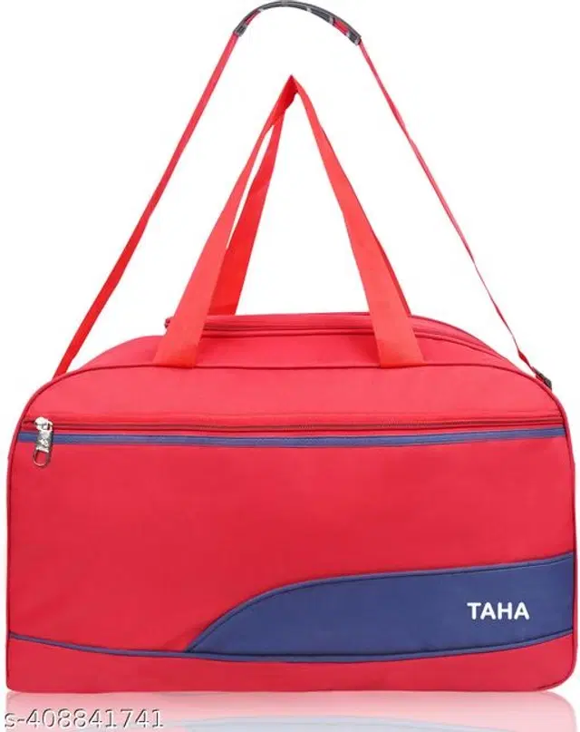 Polyester Duffel Bags, Red