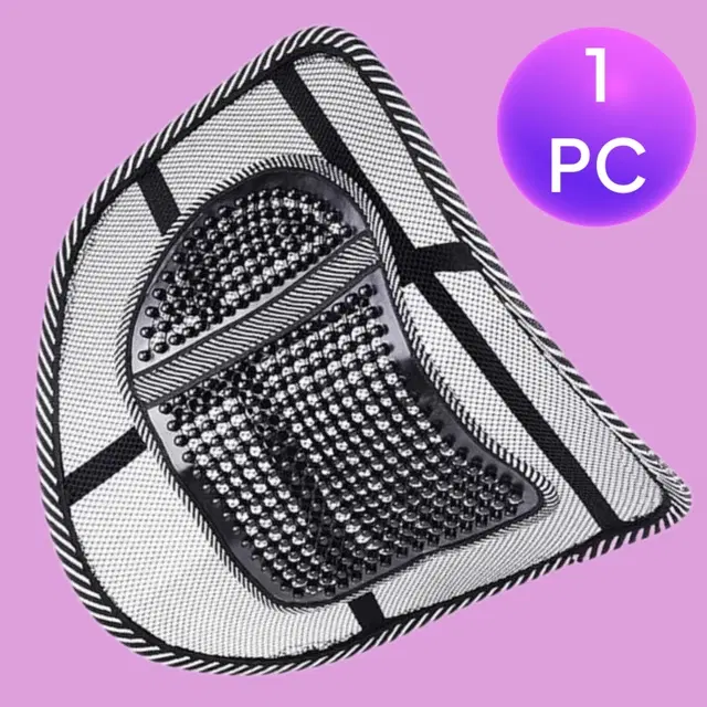 Mesh Adjustable Back Support, Black