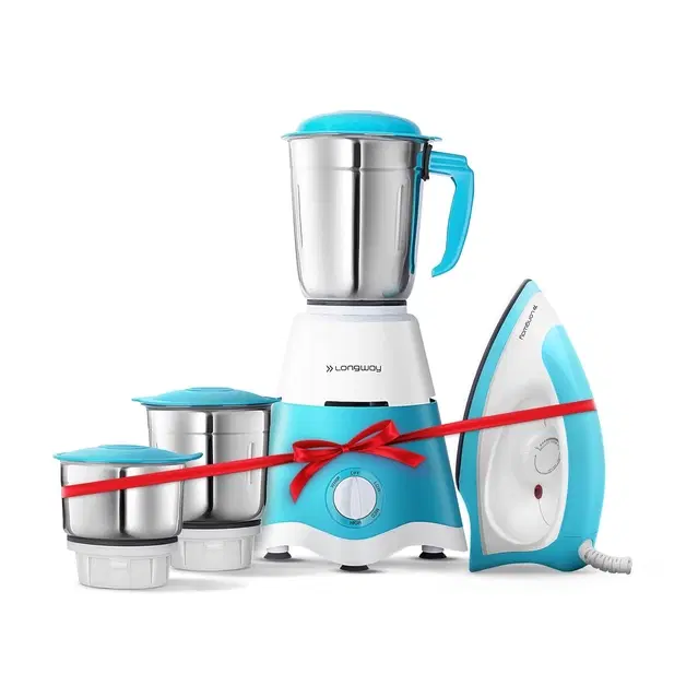 Longway Mixer Grinder (700 W, 3 Jars), Kwid Dry Iron (1100 W)