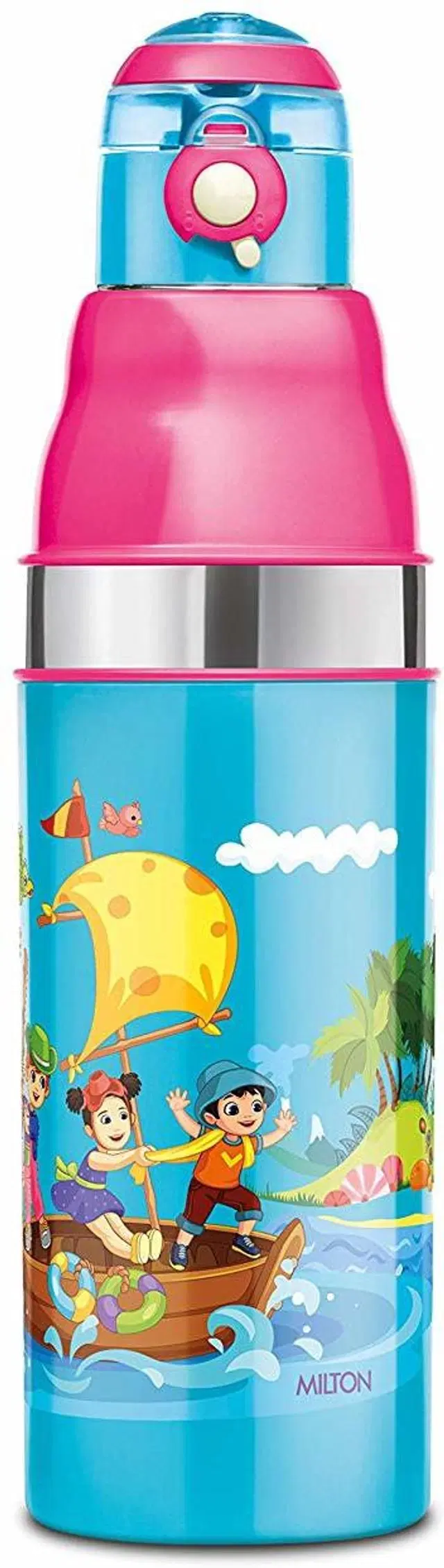 Milton Plastic Water Bottles, Multicolor, 520 ml