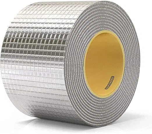 Aluminium Single Sided Self Adhesive Tape, Silver, 5 m