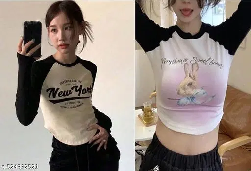 Lycra Top for Women, Beige, Pack of 2 (XS)