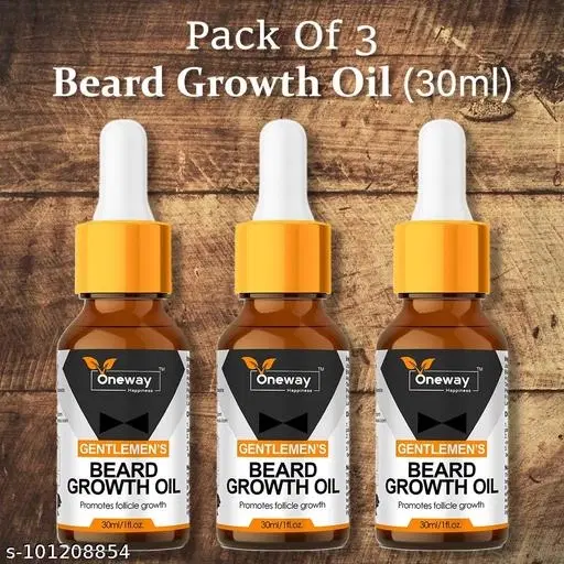 Oneway Happiness Bread Growth Oil, Pack of 3 (30 ml)