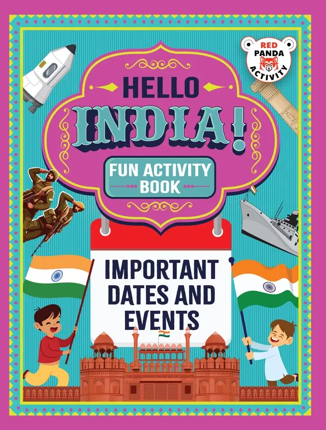 Hello India! Fun India Activity Book: Important Dates and Events