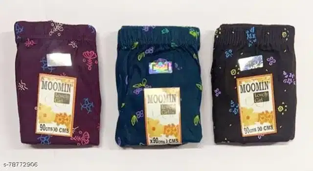 Cotton Blend Briefs for Women (Multicolor, XL)