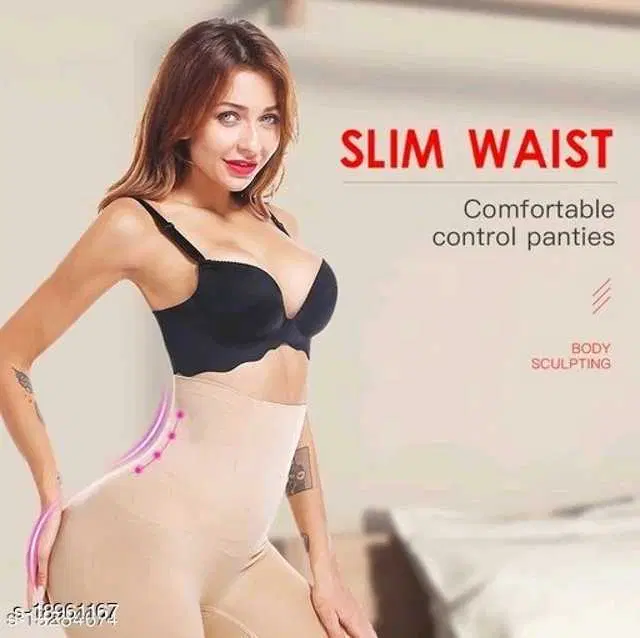 Women Innerwear Mid Thigh High Waist Shapewear For Women (S588)