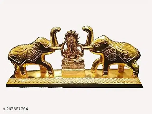 Metal Decorative Showpiece, Gold