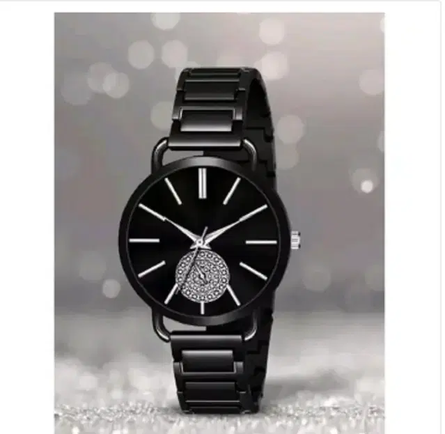 Analog Watch for Women (Black)