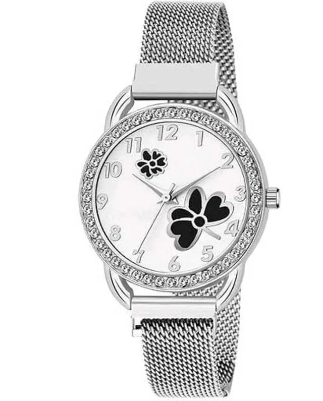 Analog Watch For Womens (Silver) (WS-226)