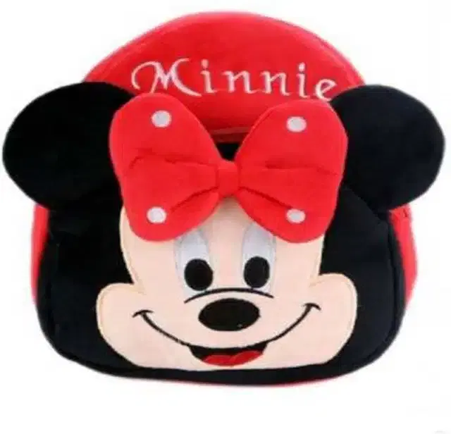 Soft School Bag for Kids, Red
