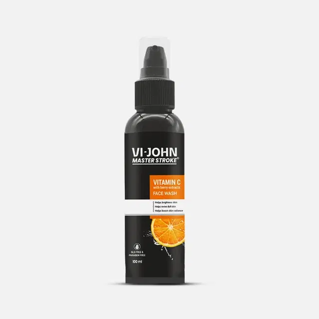 Vi-John Master Stroke Vitamin C With Berry Extracts Face Wash - 100 ml