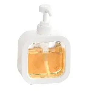 Plastic Refillable Liquid Soap Dispenser for Bathroom, Multicolor, 300 ml, Pack of 1