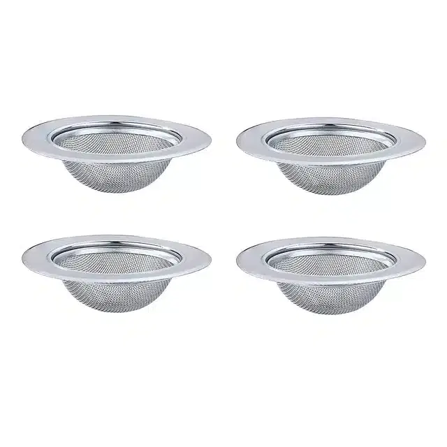 Xtend Stainless Steel Sink Strainer, Pack of 4, Silver, SI-13